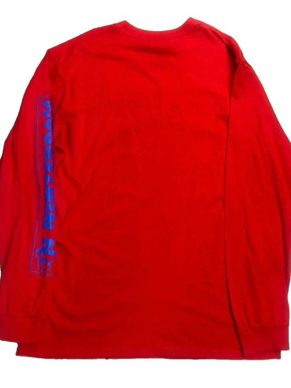 Nintendo 64 N64 Long Sleeve Graphic T-Shirt Red Retro 1996 Gaming Tee Men’s M 🔥